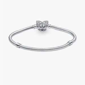 Pandora Silver Butterfly Charm Bracelet